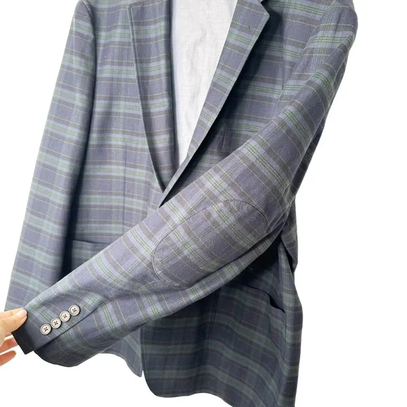 Southern Pines Preppy Equestrian Derby Plaid Jacket Blazer Sportscoat XL - Picture 3 of 8